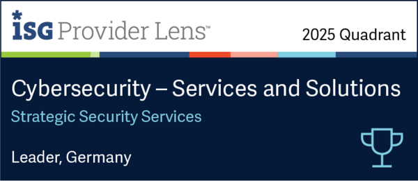 Leader in ISG Provider Lens: Cybersecurity - Solutions and Services: Strategic Security Services Leader