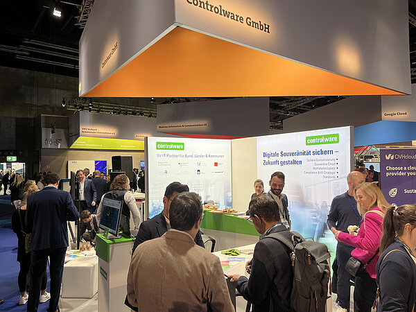 Controlware Messestand auf der Smart Country Convention 2025
